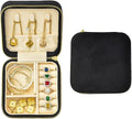 Travel Jewelry Case, Small Plush Velvet Jewelry Box by TAIMY