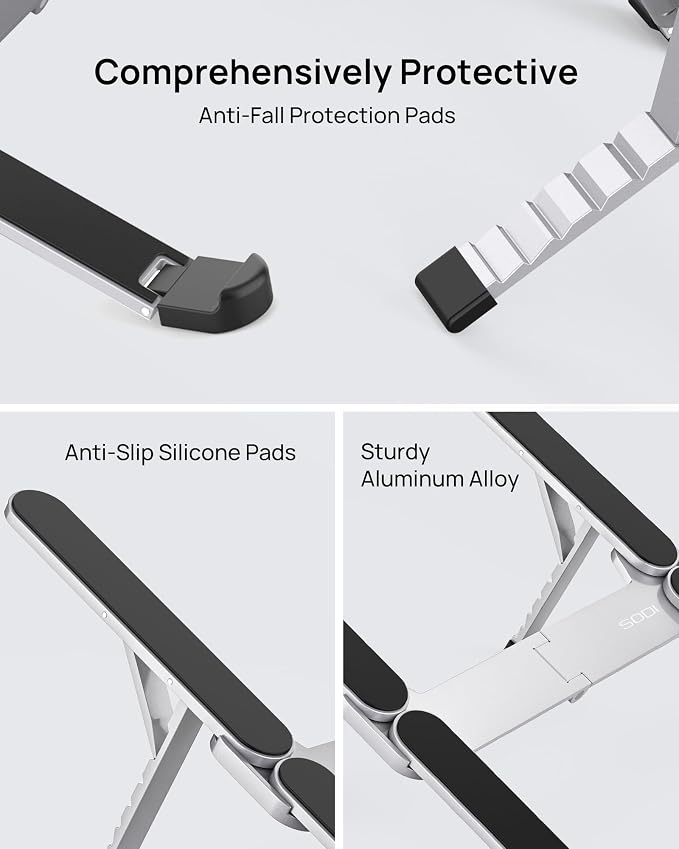 【Innovative & Ultra Compact】SODI Foldable Laptop Stand - Image 3