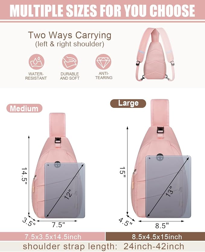 Crossbody Bags for Women Men Trendy Sling Bag Bakpack Casual Chest Bag - Image 2
