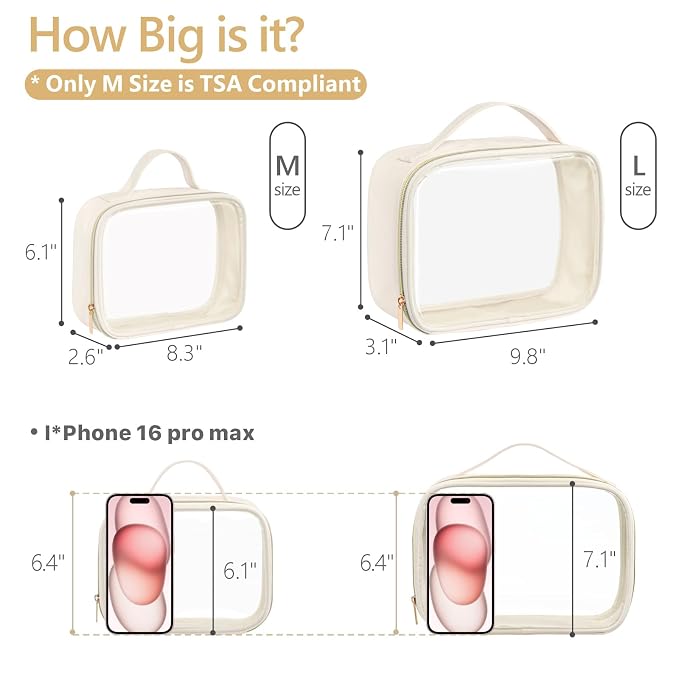 PACKISM Clear Makeup Bag - Image 3