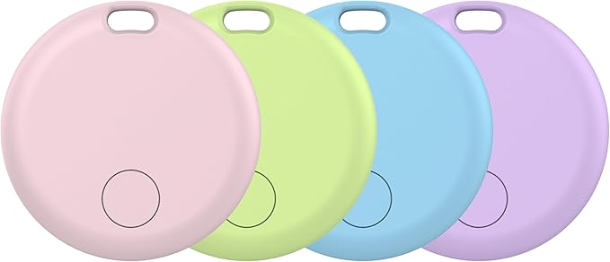 Air Tracker Tags-4 Pack: Smart Bluetooth Tracker, Item Finder Works by aowoka