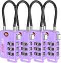 Forge TSA Approved Luggage Locks, Re-settable Combination by Forge