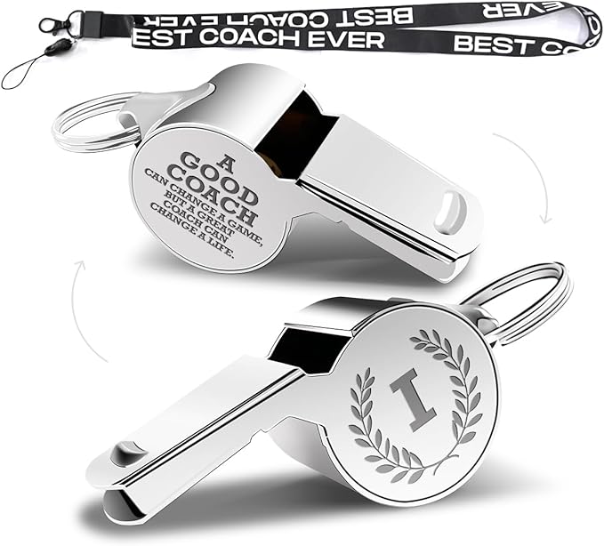 Letters Coach Gifts, Whistle for Coaches, Whistle Emergency, Thank You Coach by fkovcdy