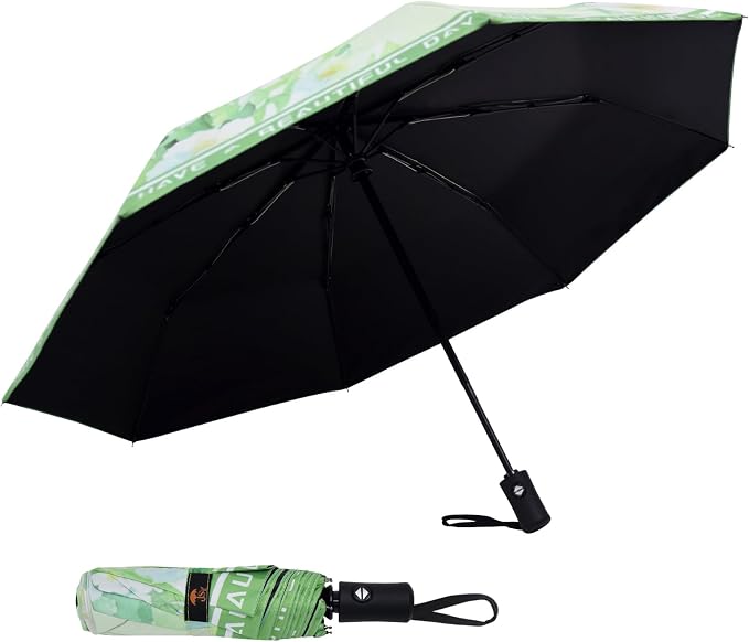 SY COMPACT Travel Umbrella Windproof Automatic Umbrellas Small Compact UV Sun - Image 8