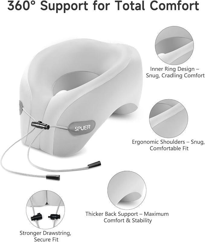 Travel Pillow – Neck Pillow Airplane, Travel Pillows - Image 2