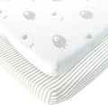 Travel Crib Fitted Sheets Compatible by JoeyJoan