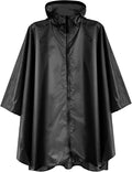 ANYOO Waterproof Rain Poncho Lightweight Reusable Hiking Hooded Coat Jacket by Anyoo