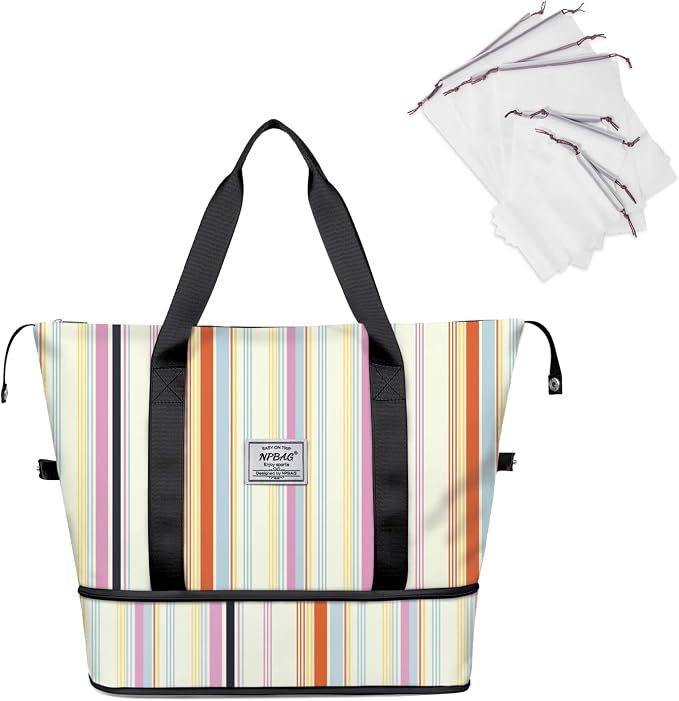 NPBAG Women Travel Duffel, Gym Workout Overnight Bag, Mommy Hospital Bag by NPBAG