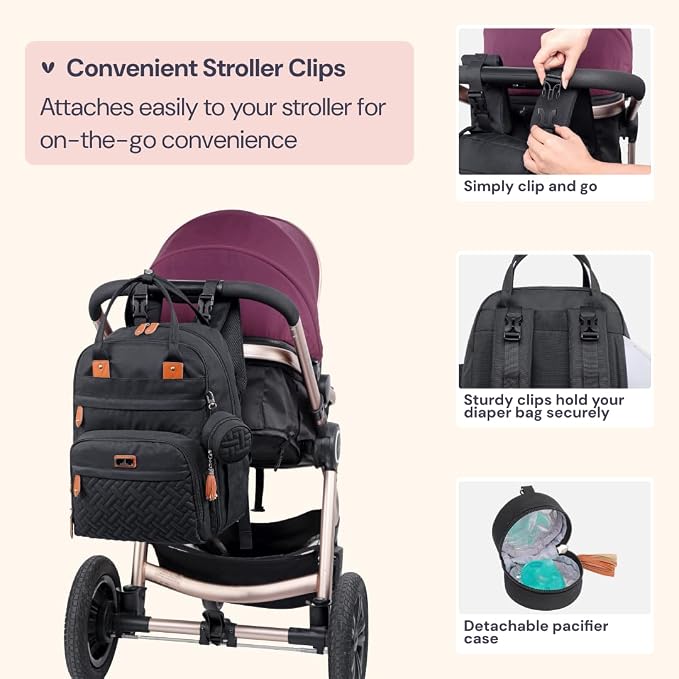 BabbleRoo Diaper Bag Backpack - Image 7