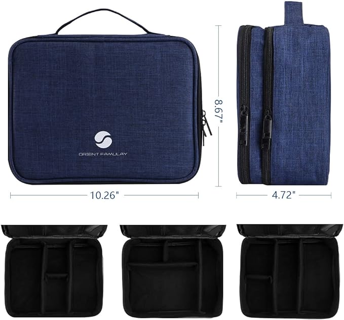 ORIENT FAMULAY Travel Electronics Organizer, Waterproof Cable Organizer Bag - Image 4