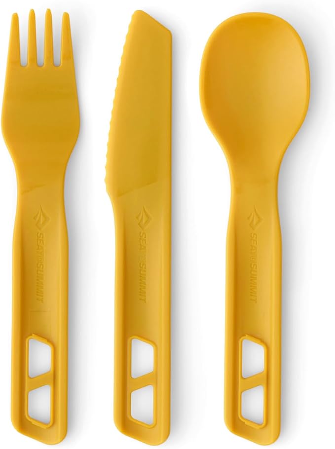 Sea to Summit Passage Camp Cutlery Set, Spoon and Knife, Arrowwood Yellow by SeaToSummit