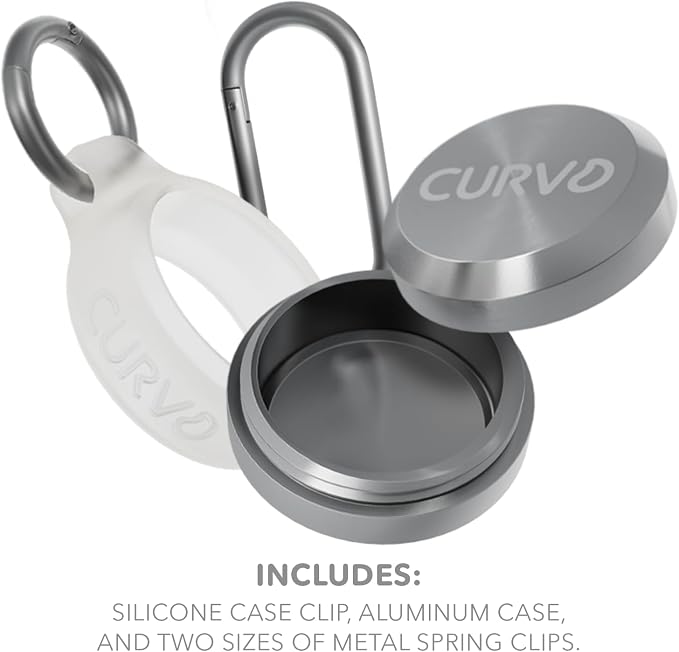 CURVD Premium Carrying Case – Durable Travel Keychain Container, Medicine Pill - Image 2