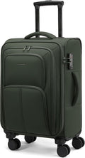 LOVEVOOK Carry On Luggage 22x14x9 Airline Approved, 22 Inch Softside Suitcases by LOVEVOOK