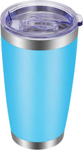 VEGOND 20oz Tumbler with Lid and Straw Stainless Steel Tumbler Cup Vacuum by VEGOND