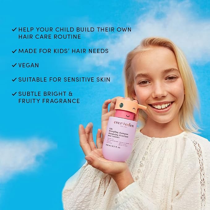 Evereden Kids Shampoo | Tear-Free Detangling Shampoo - Image 3