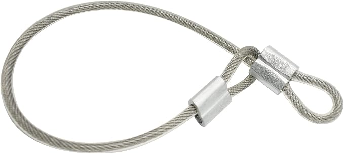 5 Pcs 4mm Wire 24 inch Vinyl Coated Stainless Steel Cable by Floyutin