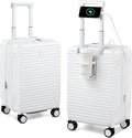 Hard Shell Suitcases Airline Approved 20 Inch Carry on Luggage, Expandable by HanTrip