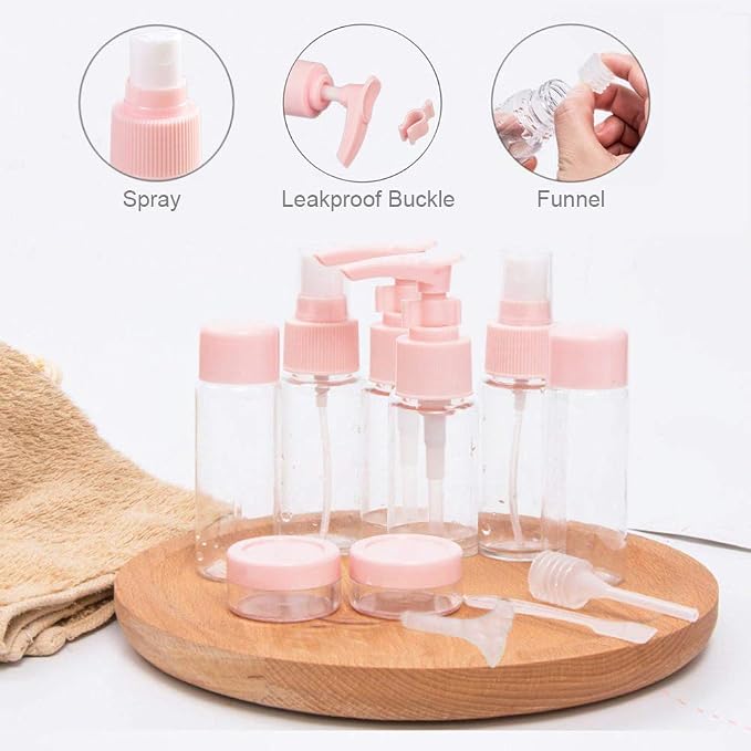 Vitog Travel Bottles Kit, TSA Approved Leak Proof Portable Toiletry Containers - Image 3
