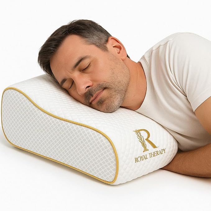 Memory Foam Pillow, Cervical Pillow 4-Layer Queen, Contour Pillow, Side Sleeper - Image 7