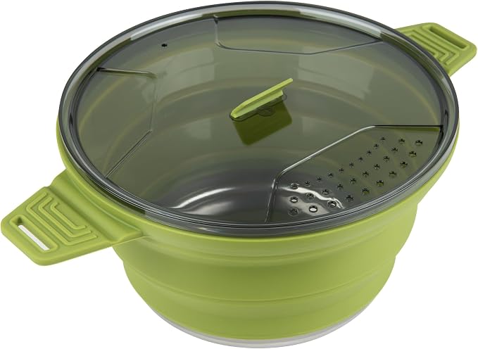 Restaurantware-Hi Tek 2.5 Liter Collapsible Camping Pot, 1 Portable Cook Pot - - Image 2
