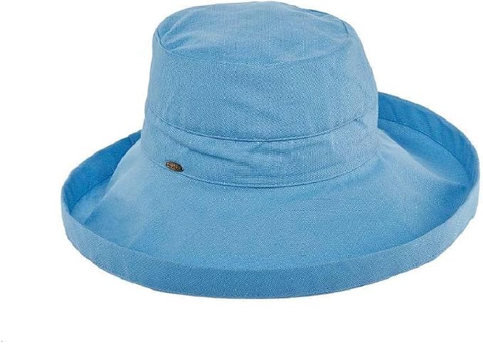 Scala Women's Cotton Hat with Inner Drawstring and Upf 50+ Rating by SCALA