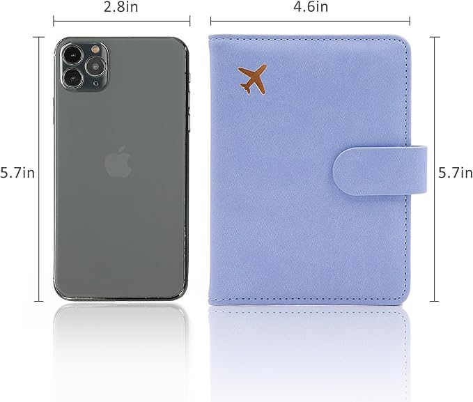 Melsbrinna Premium Leather Passport Holder Covers Case, Waterproof Rfid - Image 5