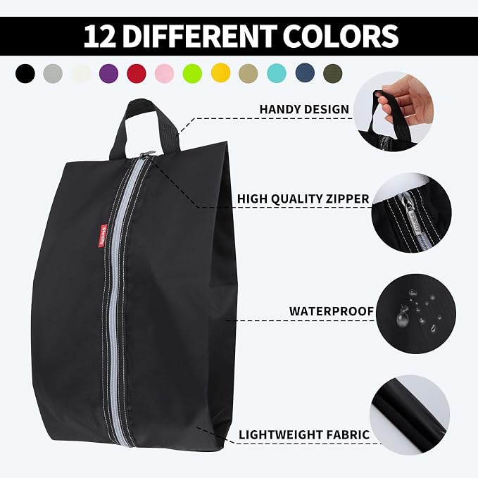6pcs Portable Shoe Organizer, Travel Pouches - Image 4