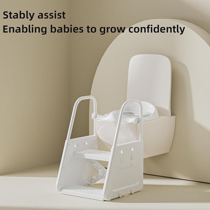 3-in-1 Adjustable Toddler Step Stool & Potty Seat - Image 5