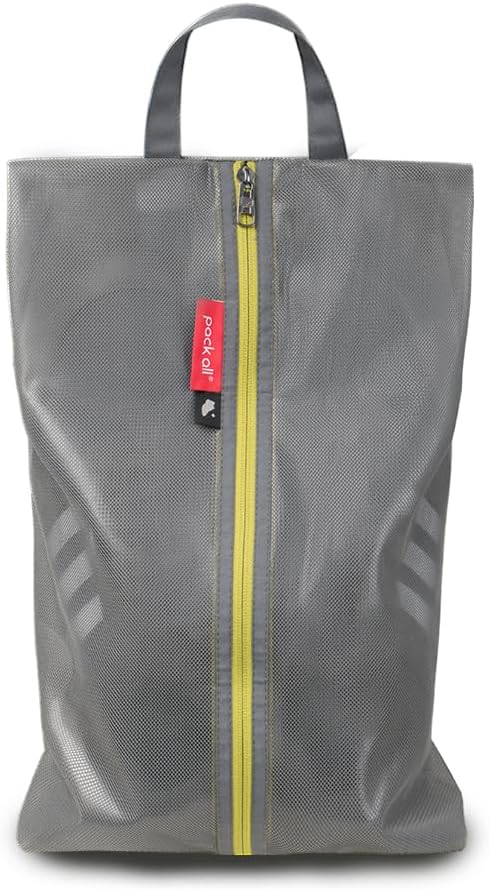 pack all Plus-Sized Shoe Bag for Travel, Water-Resistant Shoe Pouch for Gym by packall