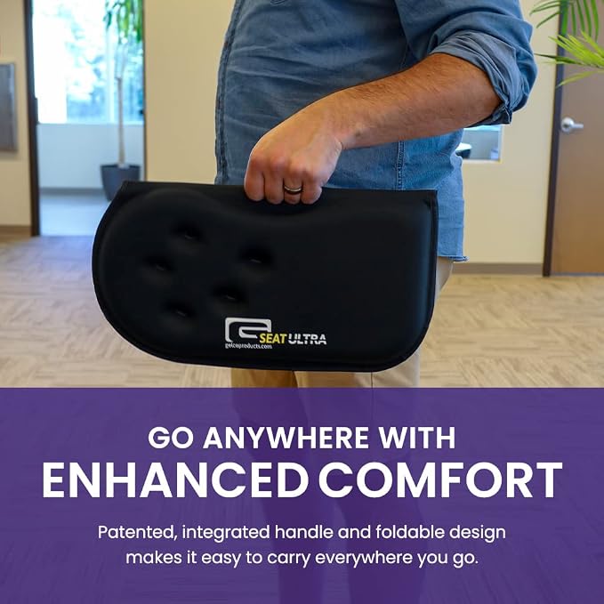 GSeat Ultra Orthopedic Gel and Foam Seat Cushion - Image 8