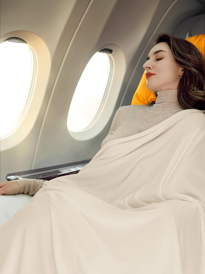 VENVSBEE Shawl Wraps for Women, Travel Scarf Soft Blanket Wrap Pashmina Travel - Image 2
