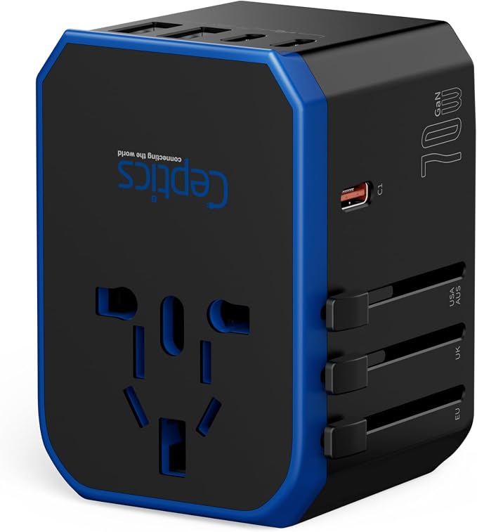 Ceptics 70W World International Travel Plug Adapter - Image 9