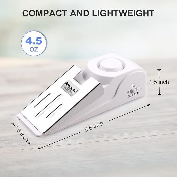 2 Pack Door Stop Alarm, Door Stopper - Image 3