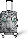Tiger Animal 3D Printed Travel Luggage Suitcase Cover 26-29 Inch Cover Spandex by Dremagia