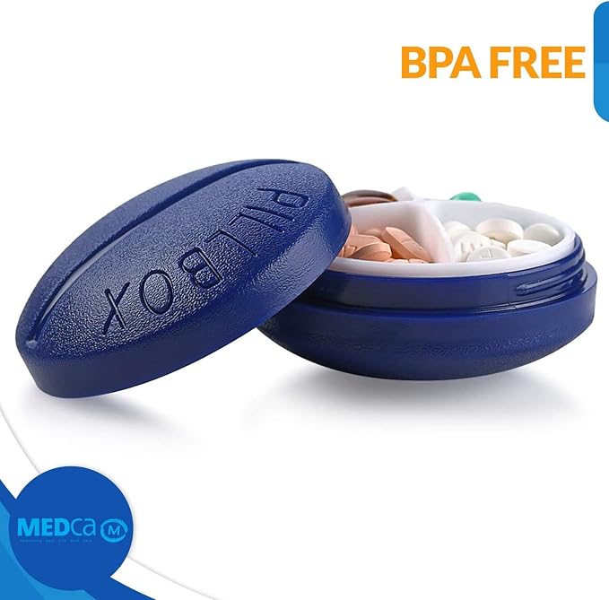 Pill Box Round for Travel - Image 4