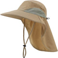 Home Prefer Outdoor UPF50+ Sun Hat Wide Brim Mesh Fishing Hat by HomePreferHatsCaps