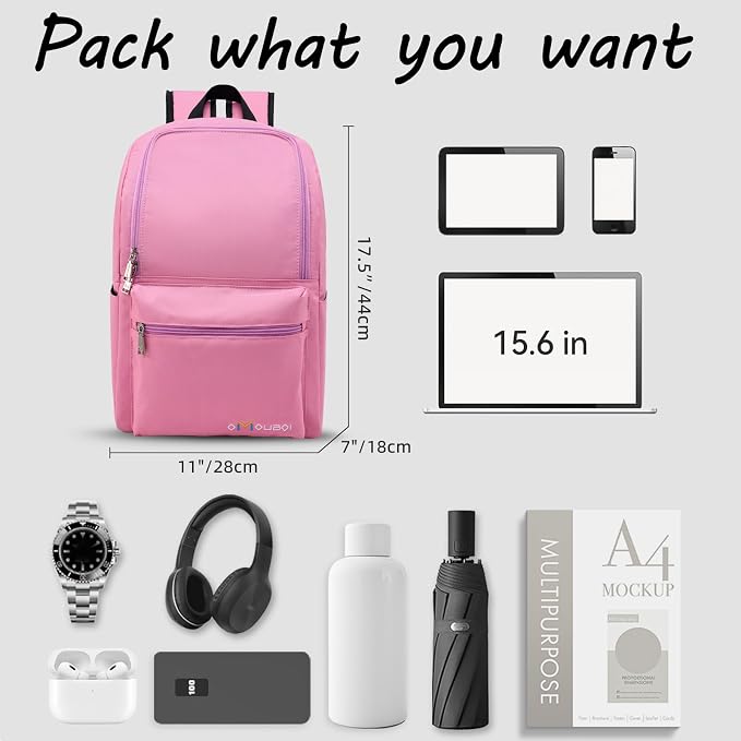 OMOUBOI Casual Daypacks Superbreak Backpack 14 inch Laptop Backpack - Image 6