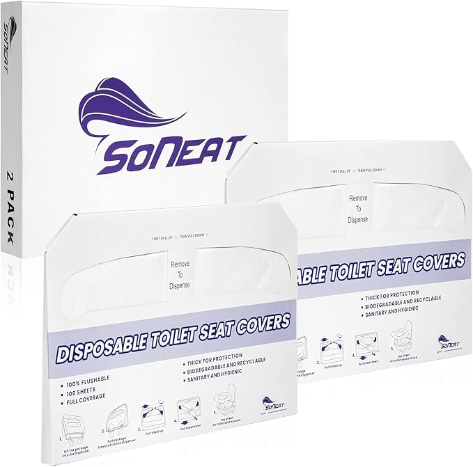 Disposable Toilet Seat Cover by SoNeat