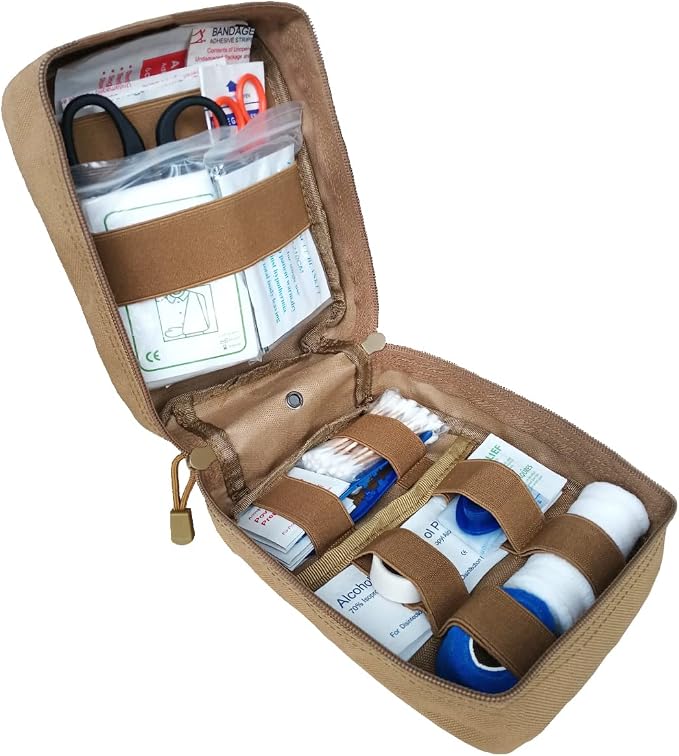 First Aid Kit EMT Medical IFAK Pouch, Molle Tactical Med Emergency Trauma Bag - Image 4