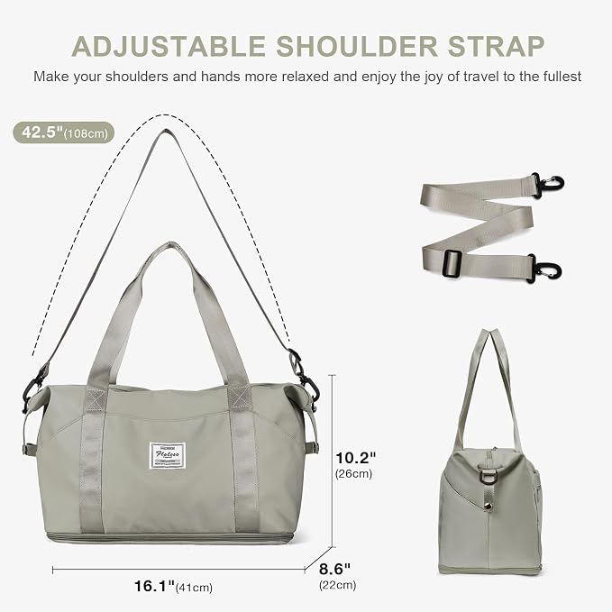 Travel Duffel Bag, Sports Tote Gym Bag, Shoulder Weekender Overnight Bag - Image 3