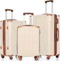 Merax Suitcases With Wheels Hardside Luggage Sets 3 Piece, Expandable And by Merax