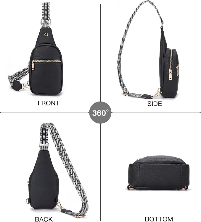 Telena Small Sling Bag for Women Leather Crossbody Fanny Packs Chest Bag for - Image 7