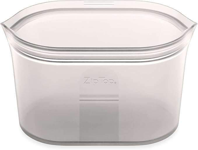 Zip Top Reusable Food Storage Bags | Large Dish | Silicone Meal Prep Container by ZipTop
