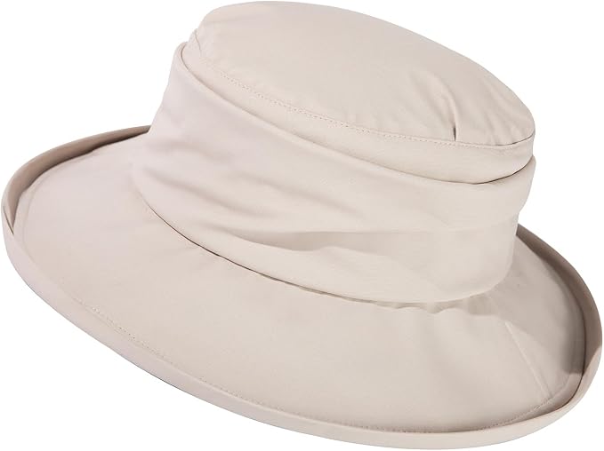 Comhats Rain Hat for Women Waterproof Wide Brim Sun Hats for Ladies UV by Comhats