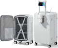 Hanke 28 Inch Luggage with Cup Holder and Charge, Top Opening Hard Shell by Hanke