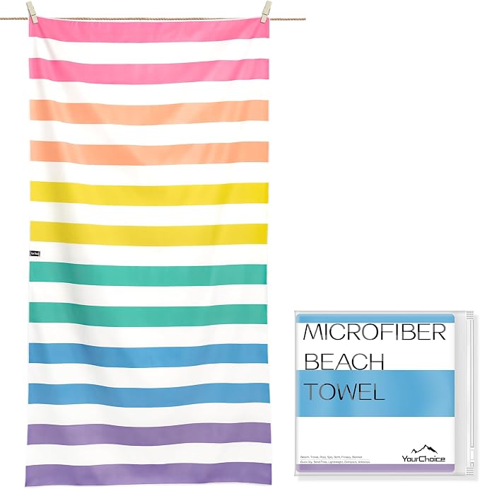 Your Choice Microfiber Quick Dry Sand-Free Beach Towel by YourChoice