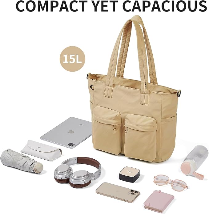 aji Tote Bag for women work, Water-Resistant Tote Bag - Image 6