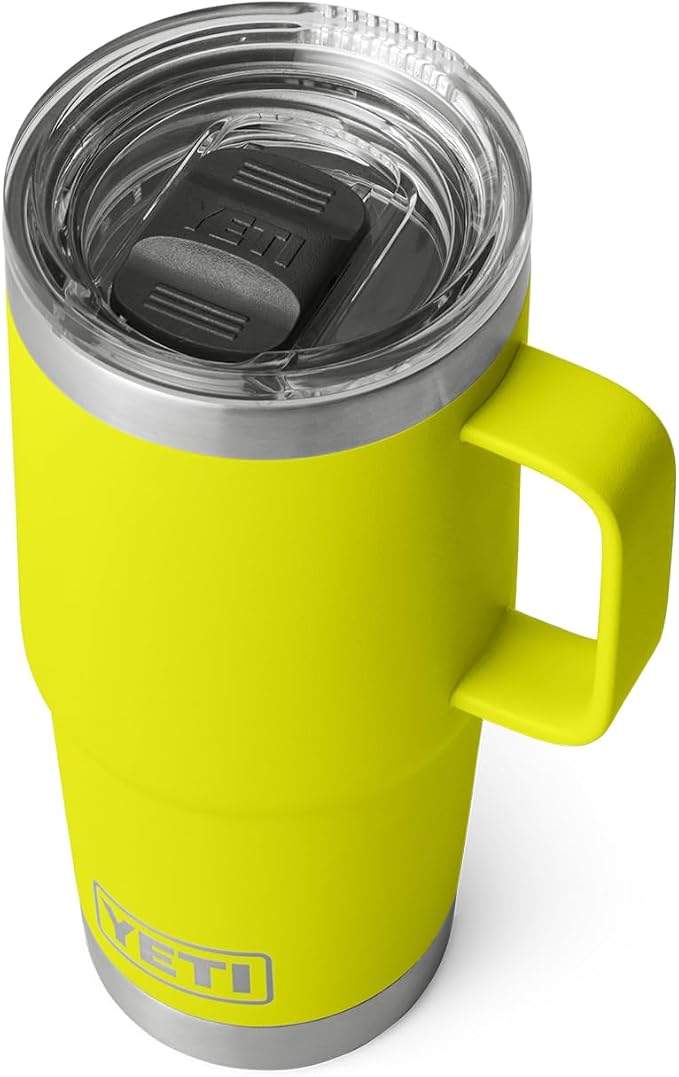 YETI Rambler 20 oz Travel Mug, Stainless Steel, Vacuum Insulated by YETI