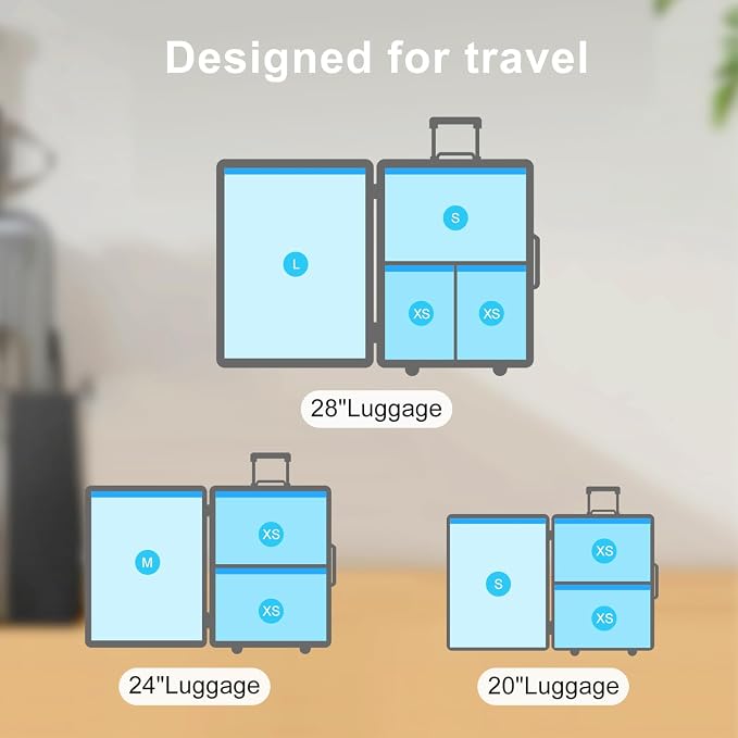 Vacuum Travel Bags Combo 6 Pack - Image 3