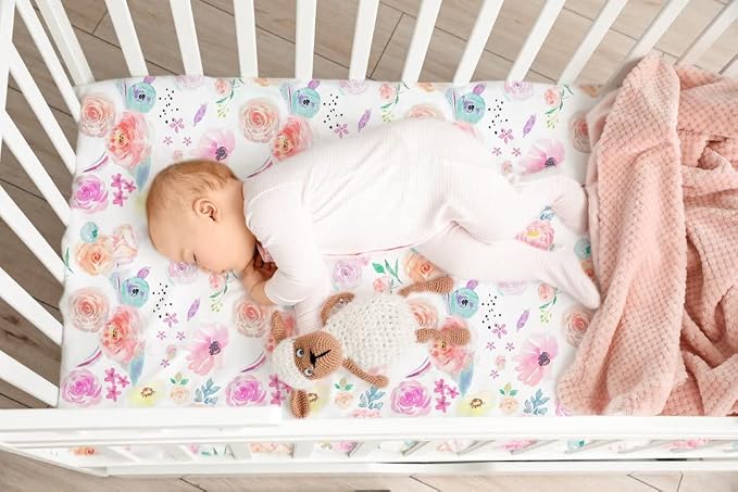 TotAha Premium Stretchy Crib Sheets-Hypoallergenic, Silky Comfort, Buttery Soft - Image 6